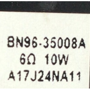 KIT DE BOCINAS PARA TV SAMSUNG ( 2 PZ ) / NUMERO DE PARTE BN96-35008A / A17J24HA11 / 6Ω 10W / BN963558A / 35008A / PANEL CY-WK055HGLV4H / UN55MU6490FXZA FA01